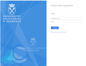 ekran logowania